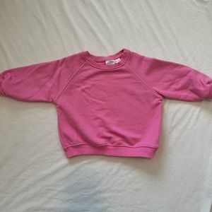 Zara baby pink sweatshirt! Great condition! Worn once or twice!